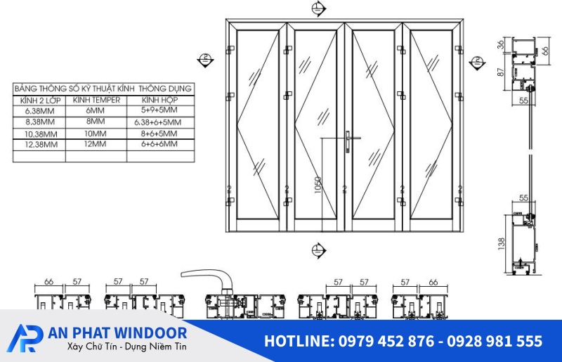 Catalouge Cửa Nhôm Xingfa – Bản Vẽ Và Mặt Cắt Chi Tiết 3 catalogue-cua-nhom-xingfa-2
