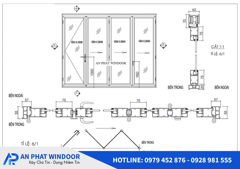 Catalouge Cửa Nhôm Xingfa – Bản Vẽ Và Mặt Cắt Chi Tiết 5 catalogue-cua-nhom-xingfa-3