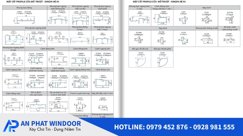 Catalouge Cửa Nhôm Xingfa – Bản Vẽ Và Mặt Cắt Chi Tiết 15 catalogue-cua-nhom-xingfa-8