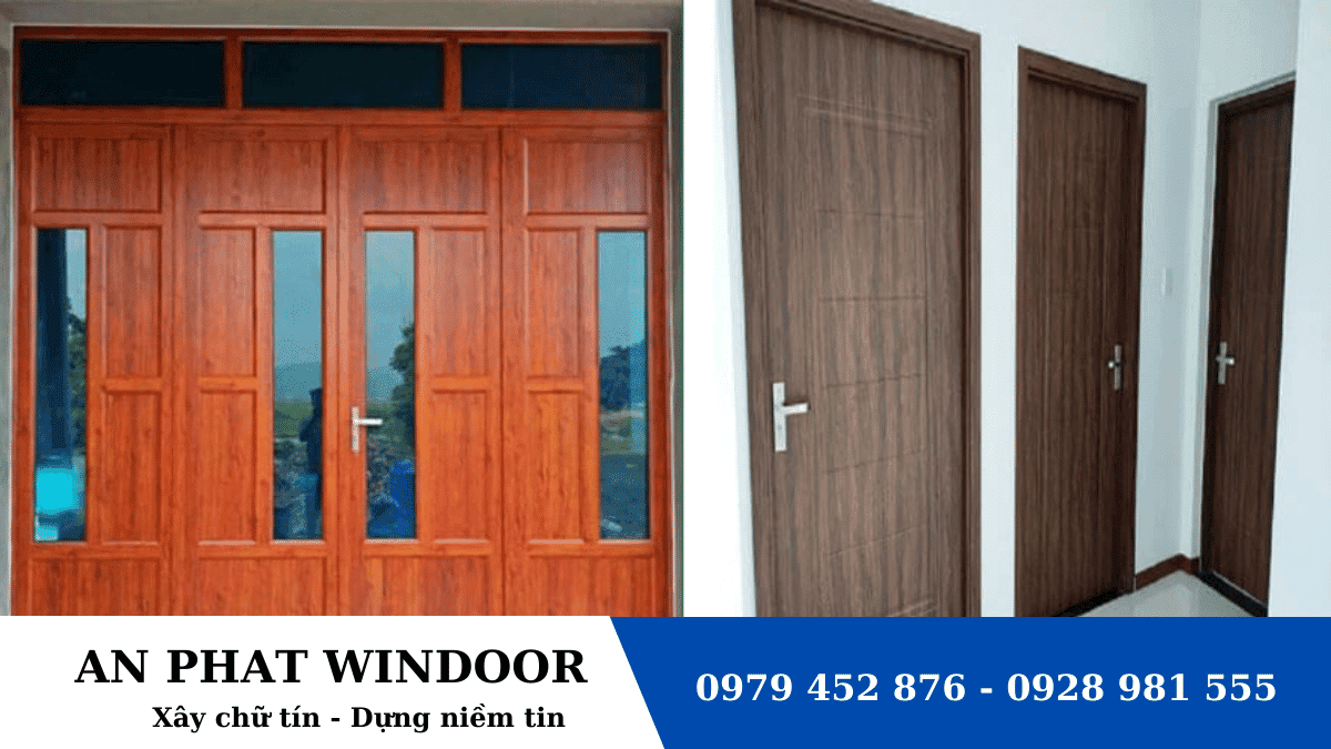 Cấu Tạo Cửa Nh&ocirc;m Giả Gỗ Ph&ograve;ng Ngủ Đẹp Bao Gồm Những G&igrave;?