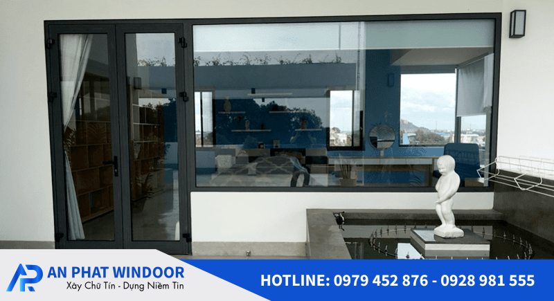 Báo Giá Cửa Xingfa 2 Cánh Mở Quay Mới Nhất Hiện Nay 17 cửa đi mở quay 2 cánh nhôm xingfa 9