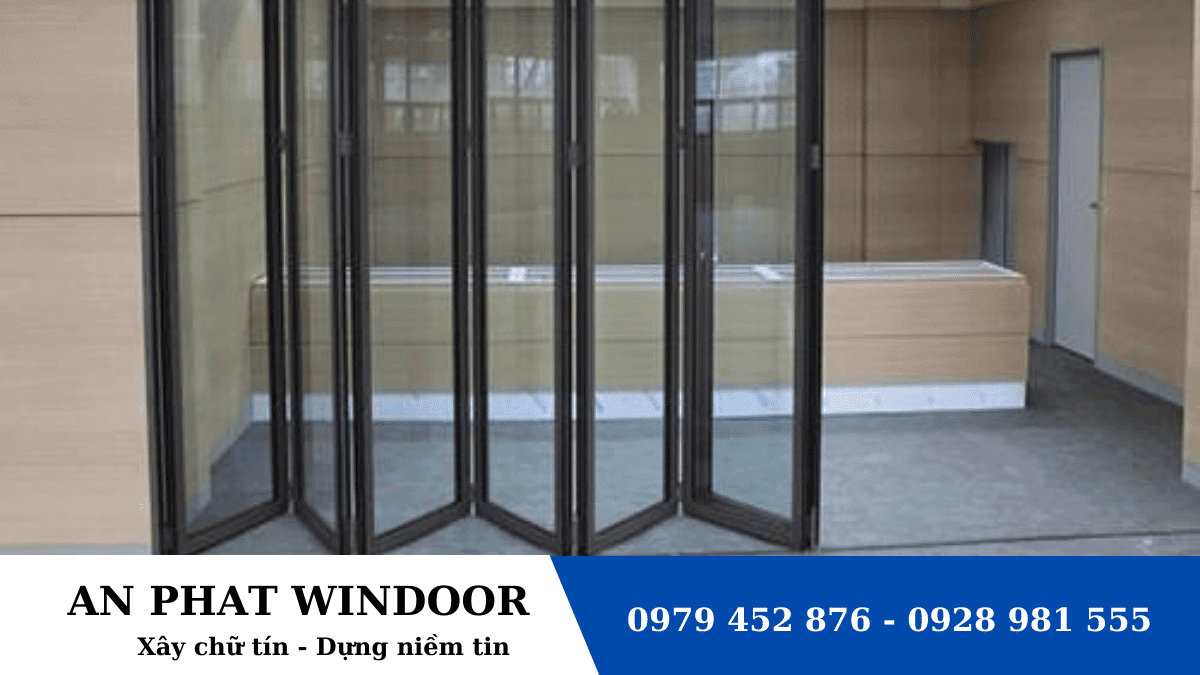 Cửa Nh&ocirc;m Xếp Trượt 2 C&aacute;nh C&oacute; Cấu Tạo Bao Gồm Những G&igrave;?