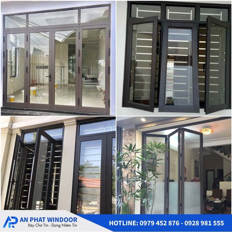 gia c&ocirc;ng cửa nh&ocirc;m xingfa 4