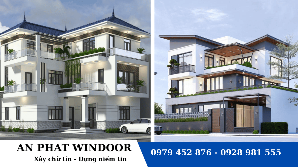 Mẫu biệt thự 3 tầng đẹp