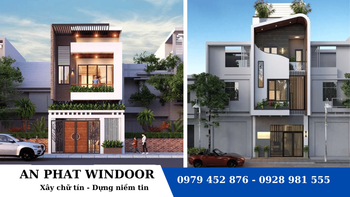 Mẫu thiết kế nh&agrave; phố đẹp