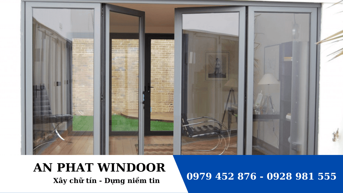Báo Giá Mẫu Cửa Nhôm Xingfa Vân Gỗ Đẹp Nhất 2023 17 Vân gỗ 2 cánh mở quay đẹp