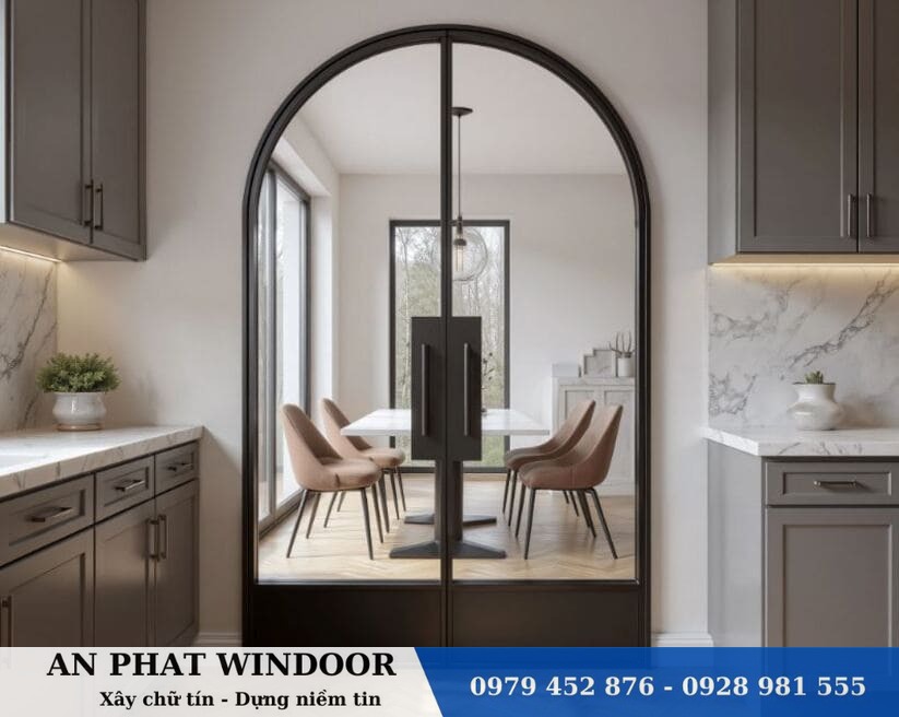 Khung cửa nhôm kính cần sử dụng gioăng cao su chống thấm chất lượng