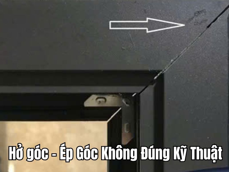 Cua bi nut goc ho moi noi do ky thuat thi cong ep goc khong dung quy trinh ky thuat 1