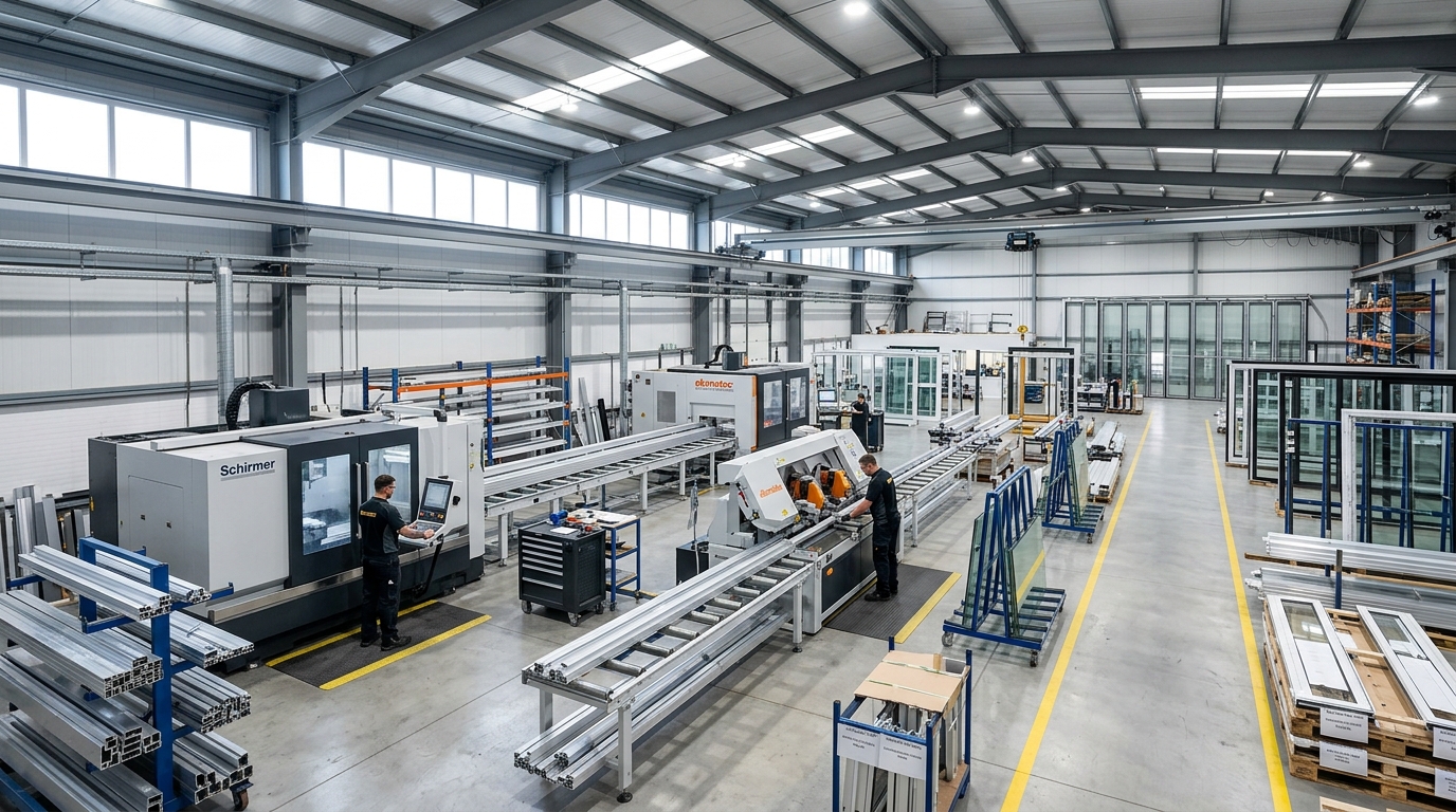 Xưởng gia công cửa nhôm kính An Phát Windoor